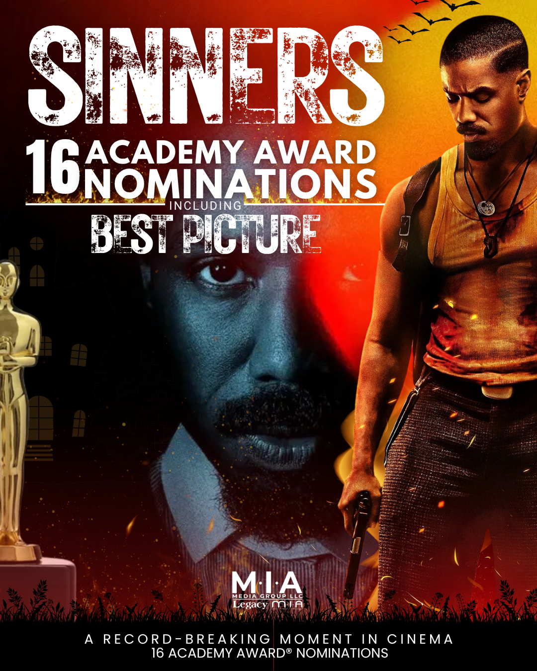 Rashad - Sinners 16 Academy Award Movie Poster - IG Post MIA